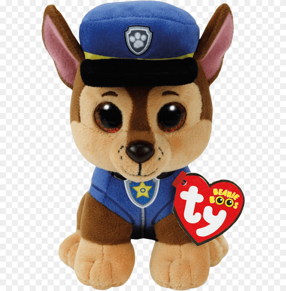 Paw Chase Paw Patrol Beanie Baby, Plush, Toy Png Image