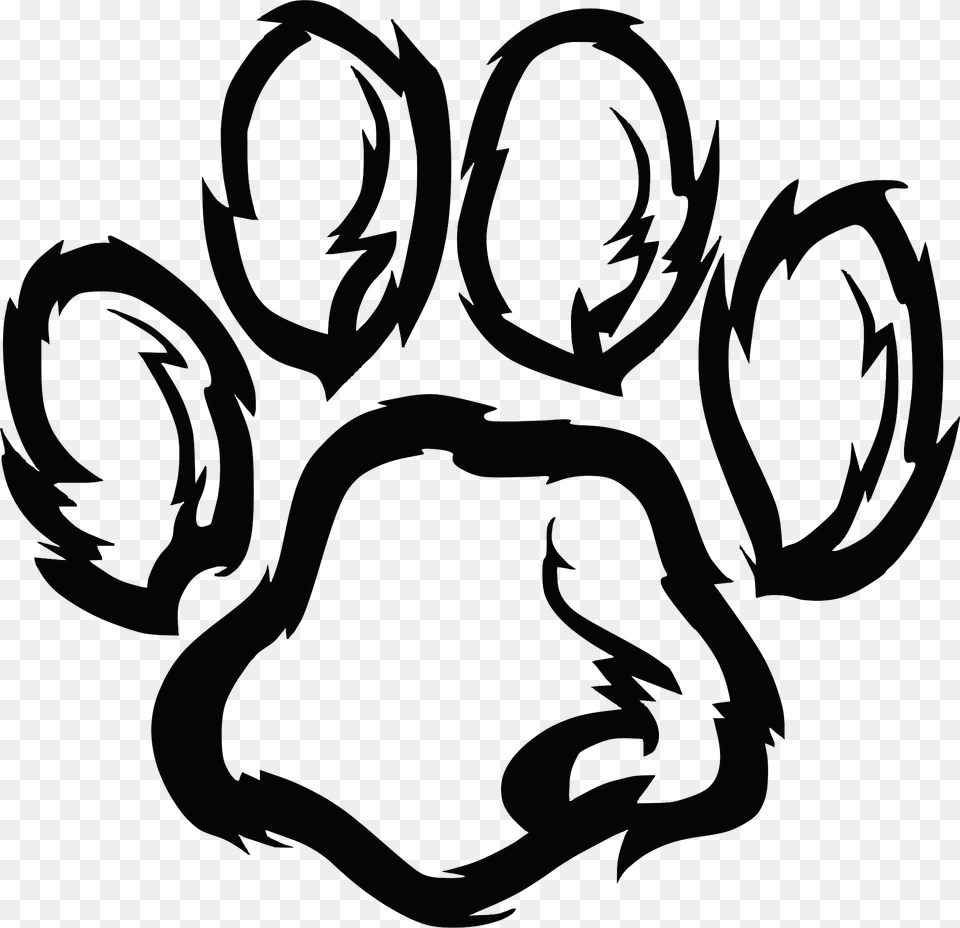 Paw Clipart, Sticker, Stencil, Electronics, Hardware Free Png Download