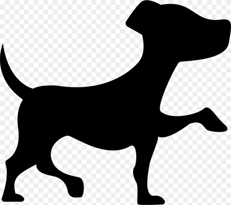 Paw Clipart Dachshund Small Icon Of Dog, Silhouette, Stencil, Animal, Kangaroo Free Transparent Png