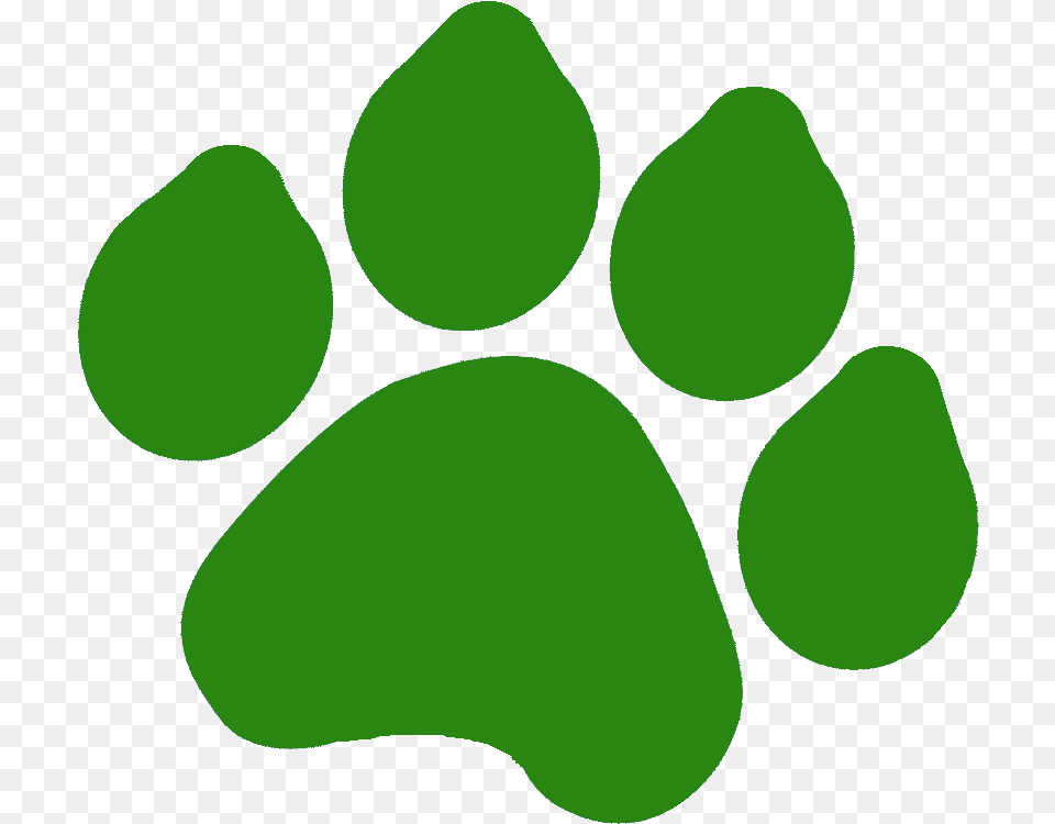 Paw Clipart Green Dog Green Paw Print, Home Decor, Food, Fruit, Pear Free Png Download