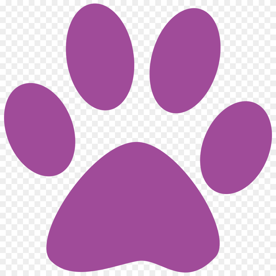 Paw Clipart Litter Puppy, Purple, Maroon, Green Png Image