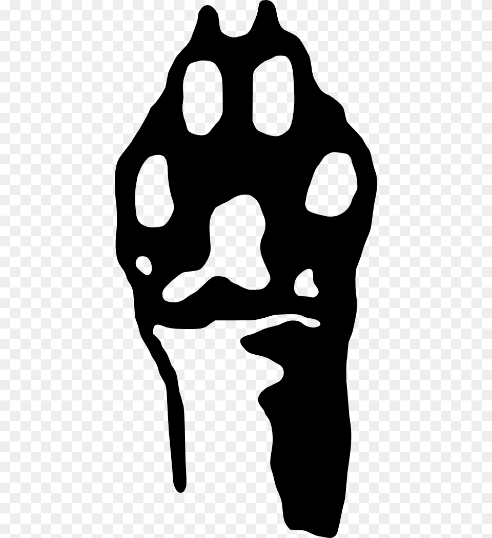 Paw Clipart Puppy, Stencil, Baby, Person, Silhouette Free Transparent Png