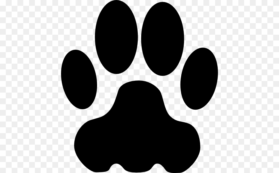 Paw Cliparts, Gray Free Png