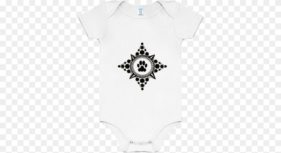 Paw Compass Rose Onesie Star, Clothing, T-shirt Free Transparent Png