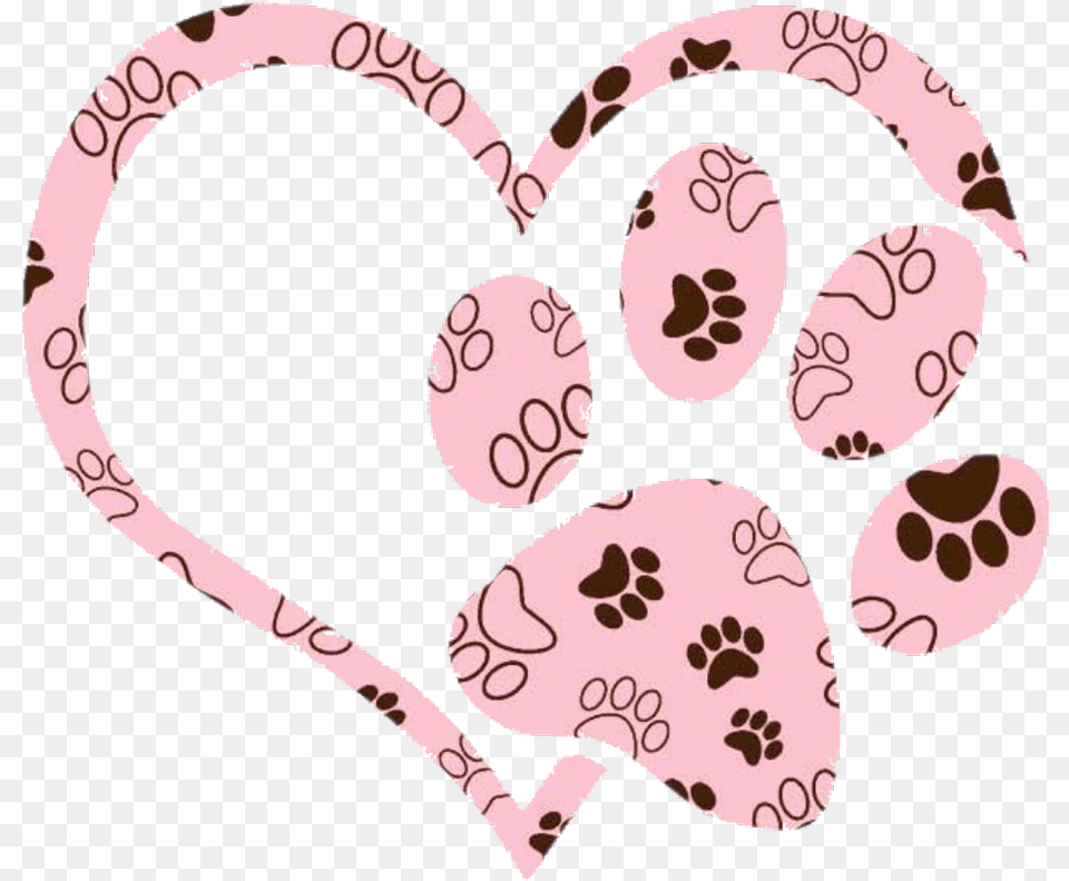 Paw Heart Dog Freetoedit Heart, Face, Head, Person, Pattern Png