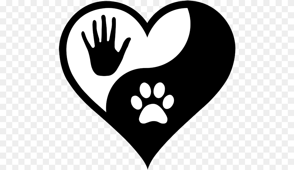 Paw Lovers, Stencil, Heart, Clothing, Glove Free Png Download