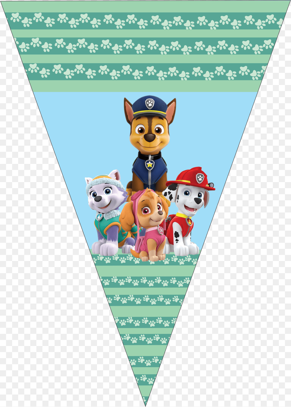 Paw Patrol, Triangle, Advertisement, Poster, Baby Free Transparent Png
