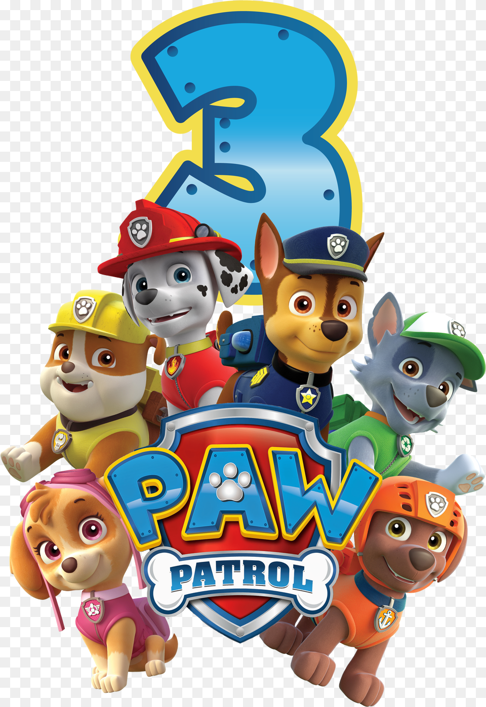 Paw Patrol All Character Kids 16 Birthday Paw Patrol Clipart Free Transparent Png