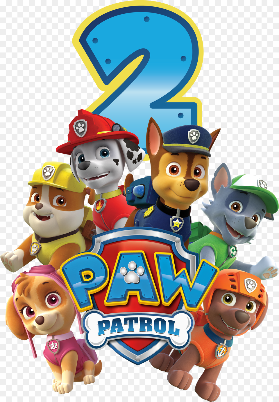 Paw Patrol All Character Kids Paw Patrol Birthday Png