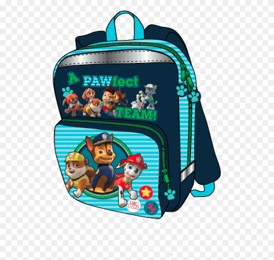 Paw Patrol Backpack, Bag, Baby, Person, Face Free Transparent Png