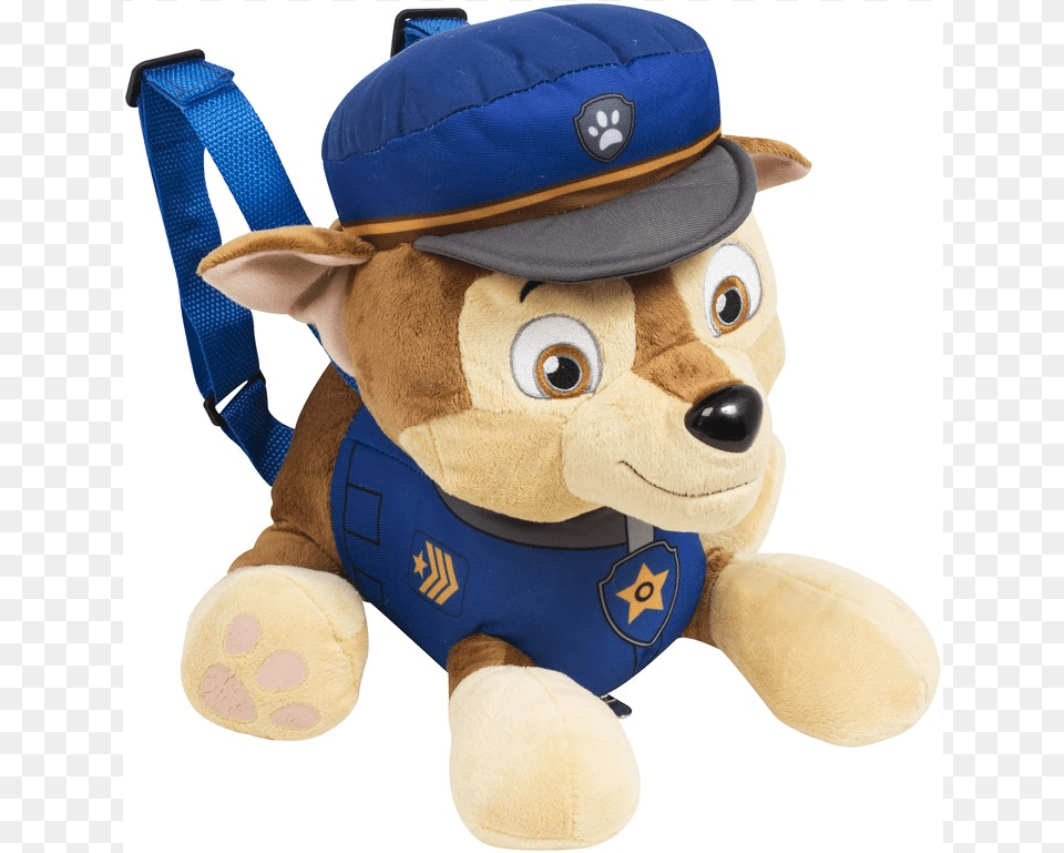 Paw Patrol Backpack Chase, Plush, Toy, Bag Png Image