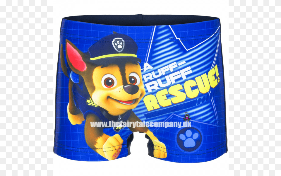 Paw Patrol Badbyxor Bl Chase, Clothing, Shorts, Toy, Swimming Trunks Free Png