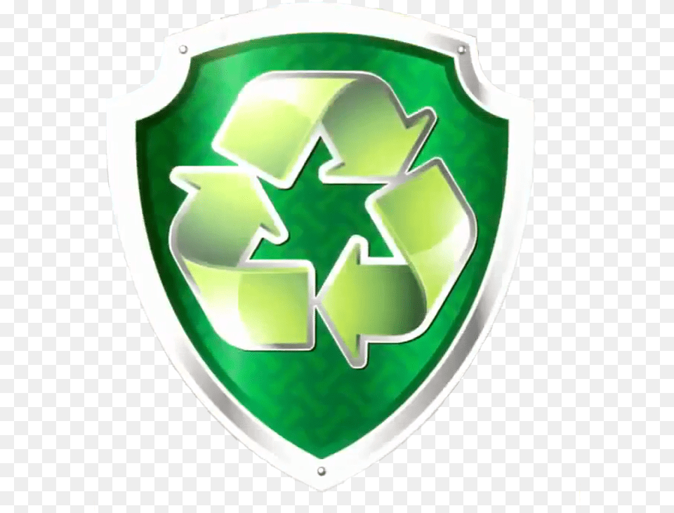 Paw Patrol Badge Rocky, Symbol, Recycling Symbol, Plate Free Png