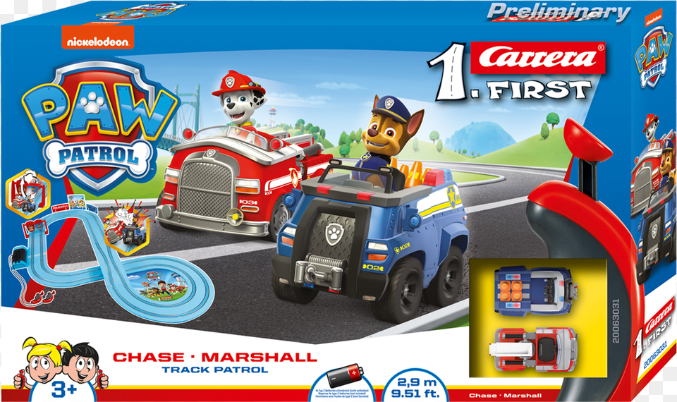Paw Patrol Carrera First, Wheel, Machine, Toy, Person Free Transparent Png