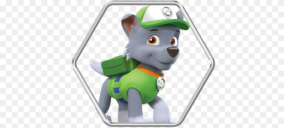 Paw Patrol Characters Los Paw Patrol Image Bedrooms Rocky Paw Patrol Personajes Png