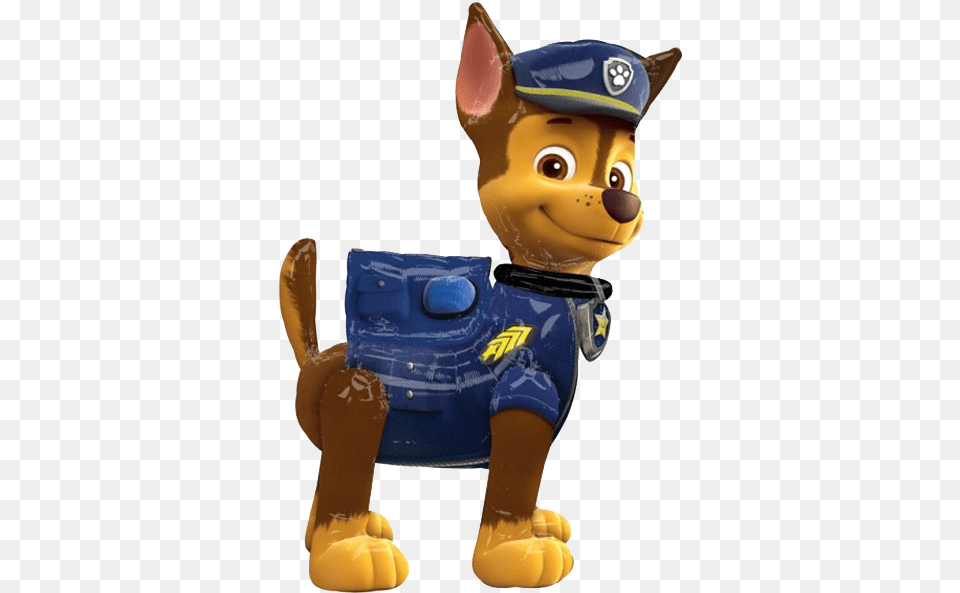 Paw Patrol Chase Air Walker Foil Balloon Chesel Paw Patrol, Baby, Person, Figurine Free Png