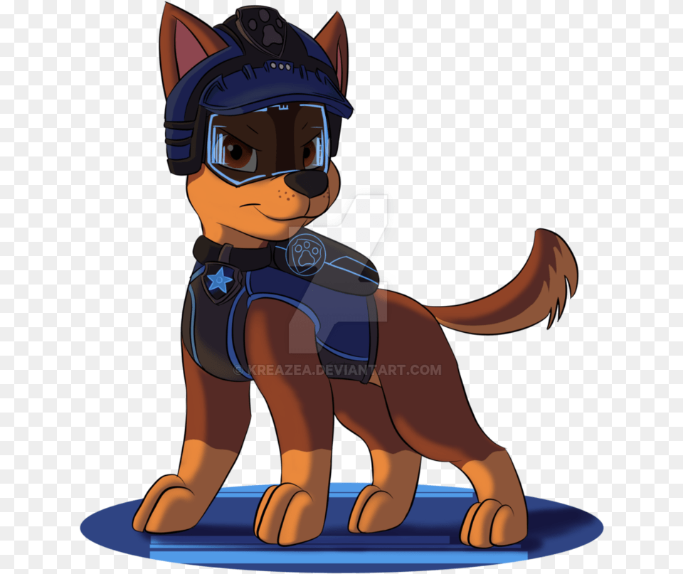 Paw Patrol Chase Clipart Picture Black And White Library Paw Patrol Gif Chase, Baby, Person, Face, Head Png