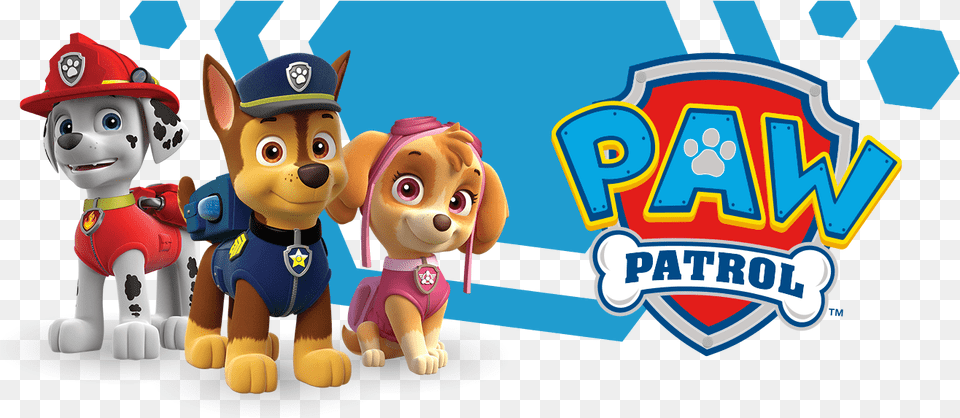 Paw Patrol Chase Marshall Skye, Toy, Baby, Person, Face Png Image