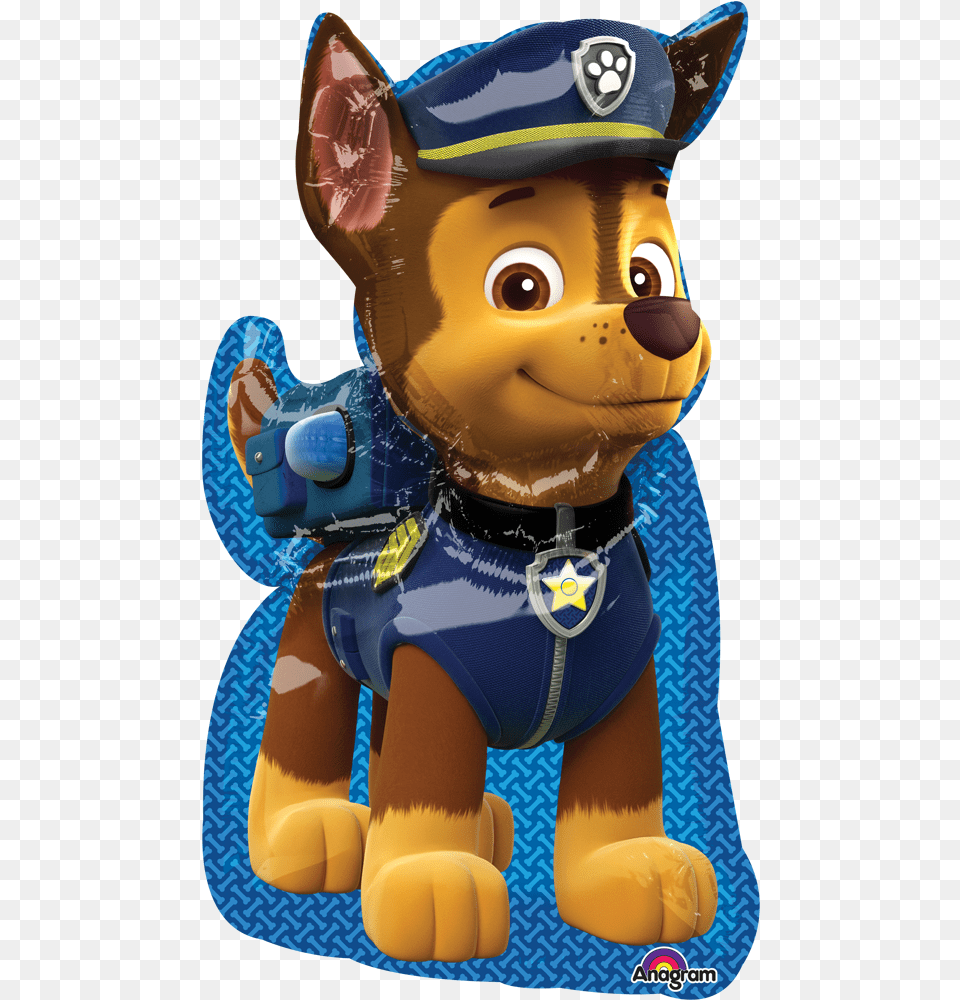 Paw Patrol Chase Paw Patrol Chase Balloon, Toy, Clothing, Face, Head Png Image