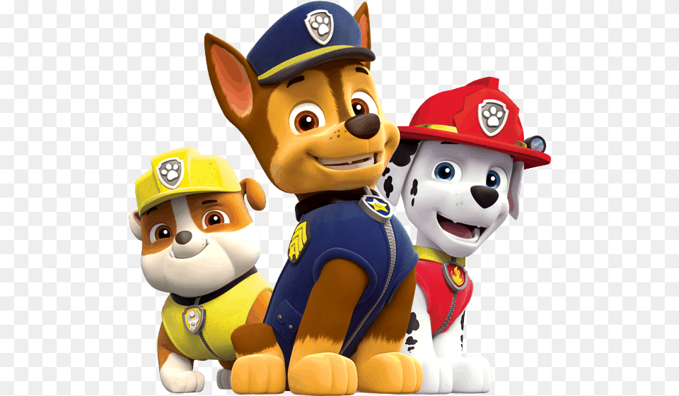 Paw Patrol Chase Rubble And Marshall Paw Patrol Chase Marshall Rubble, Toy, Baby, Person Png