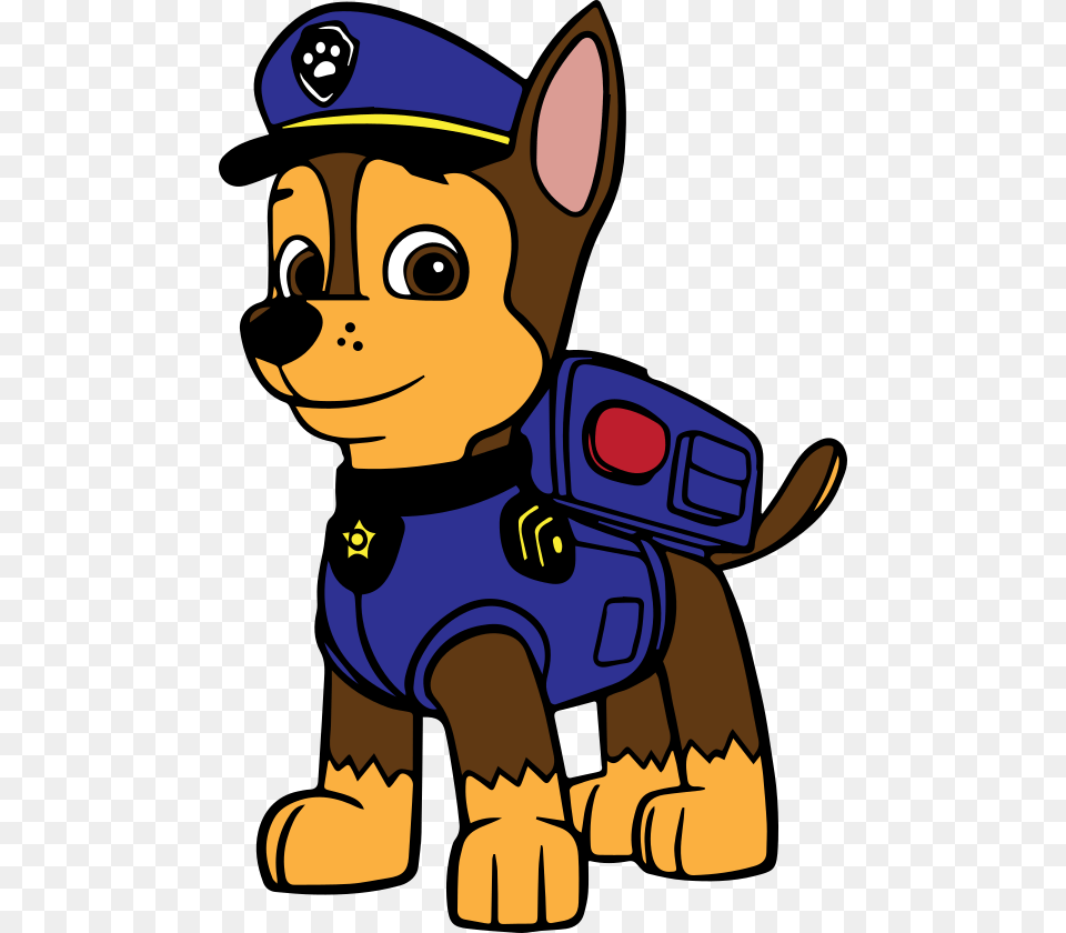 Paw Patrol Chase Svg, Face, Head, Person, Cartoon Free Png