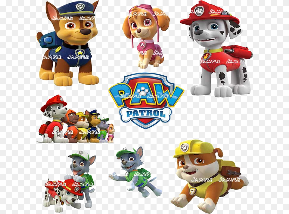 Paw Patrol Clipart Clip Art Library Transparent Paw Patrol Cake Toppers, Toy, Doll, Baby, Person Free Png Download