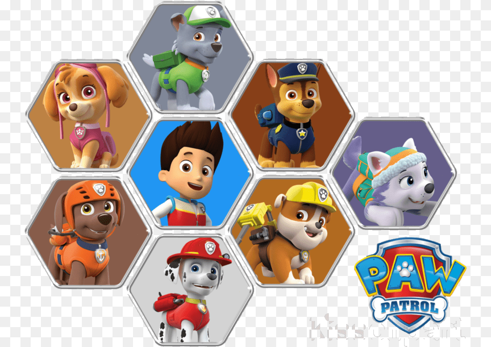 Paw Patrol Clipart Dog Full Size Transparent Free Clipart Paw Patrol, Baby, Person, Face, Head Png