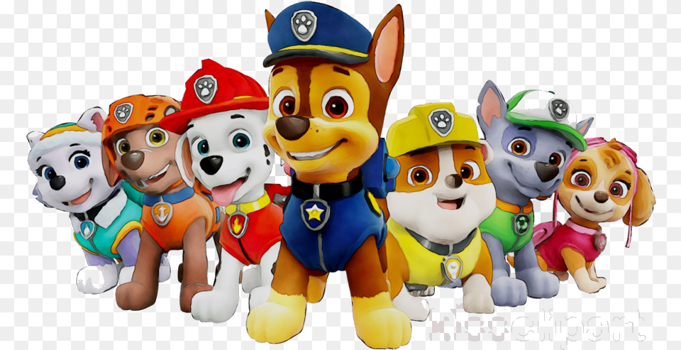 Paw Patrol Clipart Dog Television Show Characters Kids Paw Patrol Transparent Background, Toy, Plush, Baby, Person Png