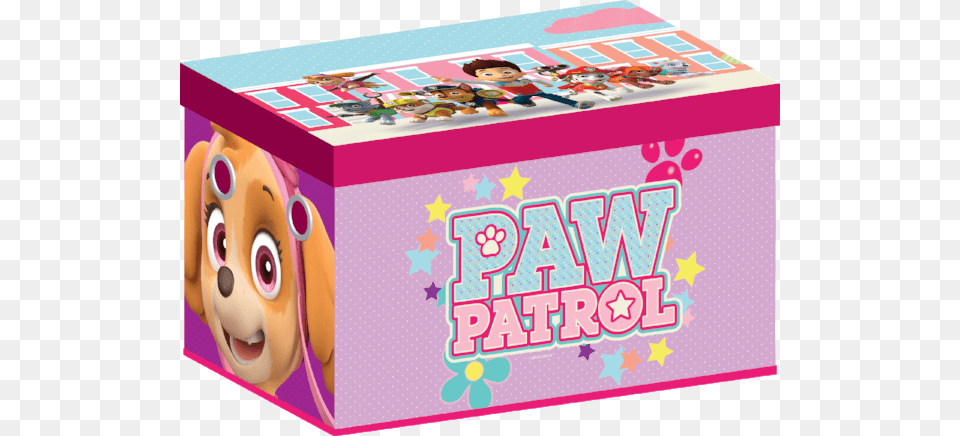 Paw Patrol Collapsible Toy Box Diy Girls Paw Patrol Toy Box, Baby, Person Png