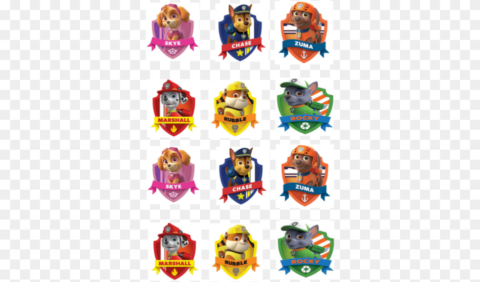 Paw Patrol Cupcake Characters Paw Patrol Characters And Jobs, Baby, Person, Face, Head Png