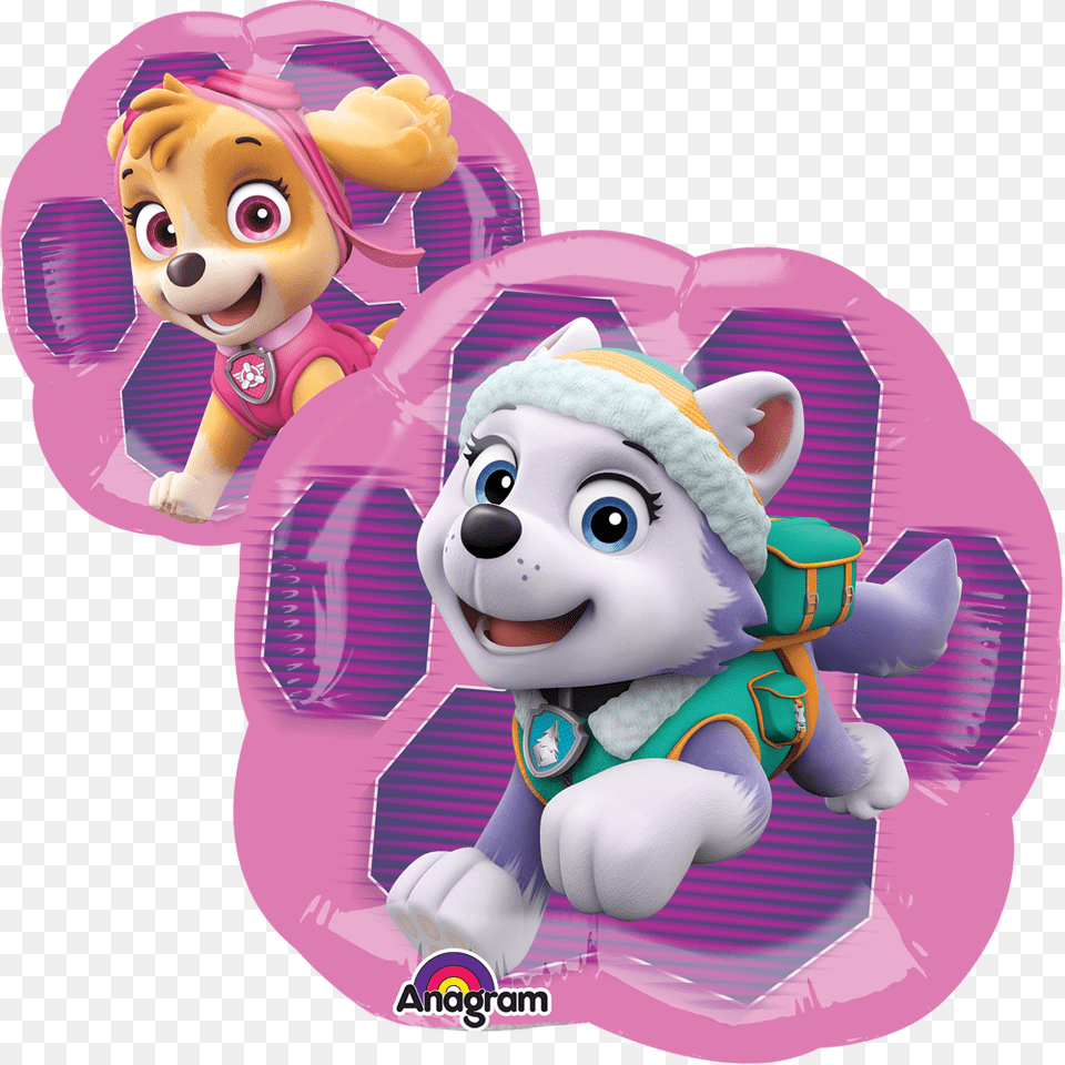 Paw Patrol Everest Balloon, Baby, Person, Toy, Face Free Transparent Png