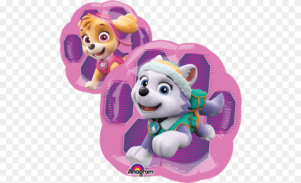 Paw Patrol Everest Balloon, Baby, Person, Face, Head Free Png