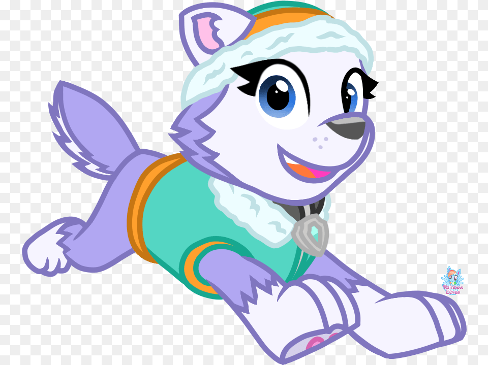 Paw Patrol Everest Paw Patrol Rainboweevee Everest, Baby, Person, Face, Head Png