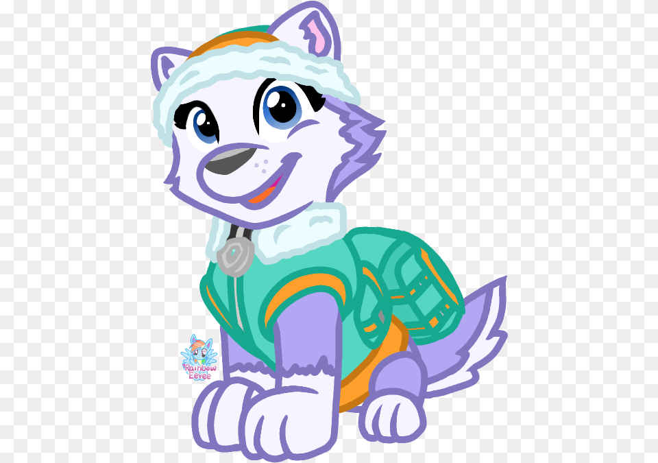 Paw Patrol Everest The Husky Cartoon, Art, Baby, Person, Face Free Transparent Png