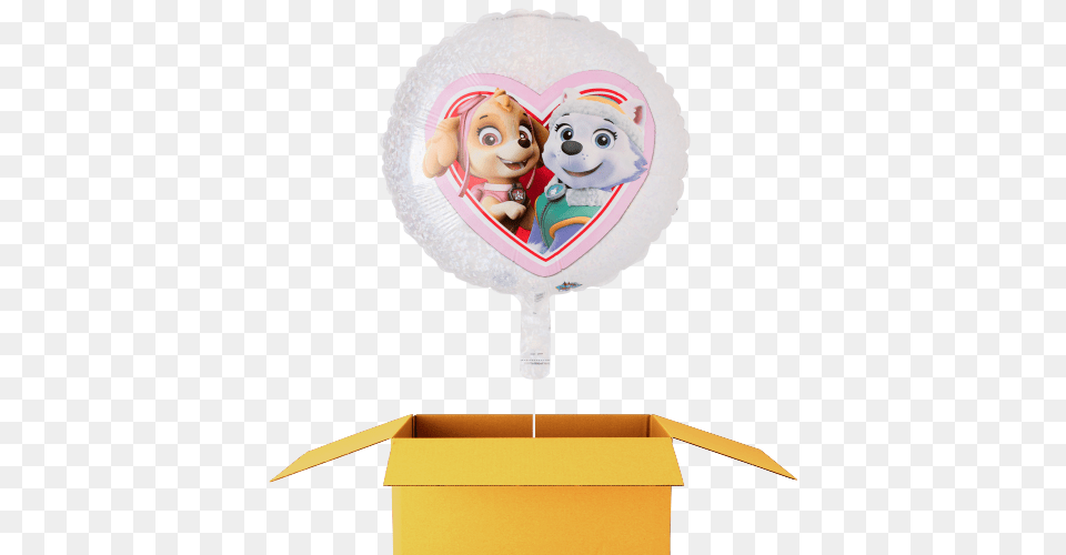 Paw Patrol Everest Und Skye Ballon, Baby, Person, Clothing, Hat Free Png Download