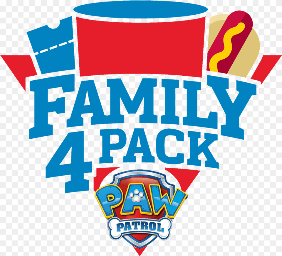 Paw Patrol Family Pack Logo, Advertisement, Poster Free Png Download
