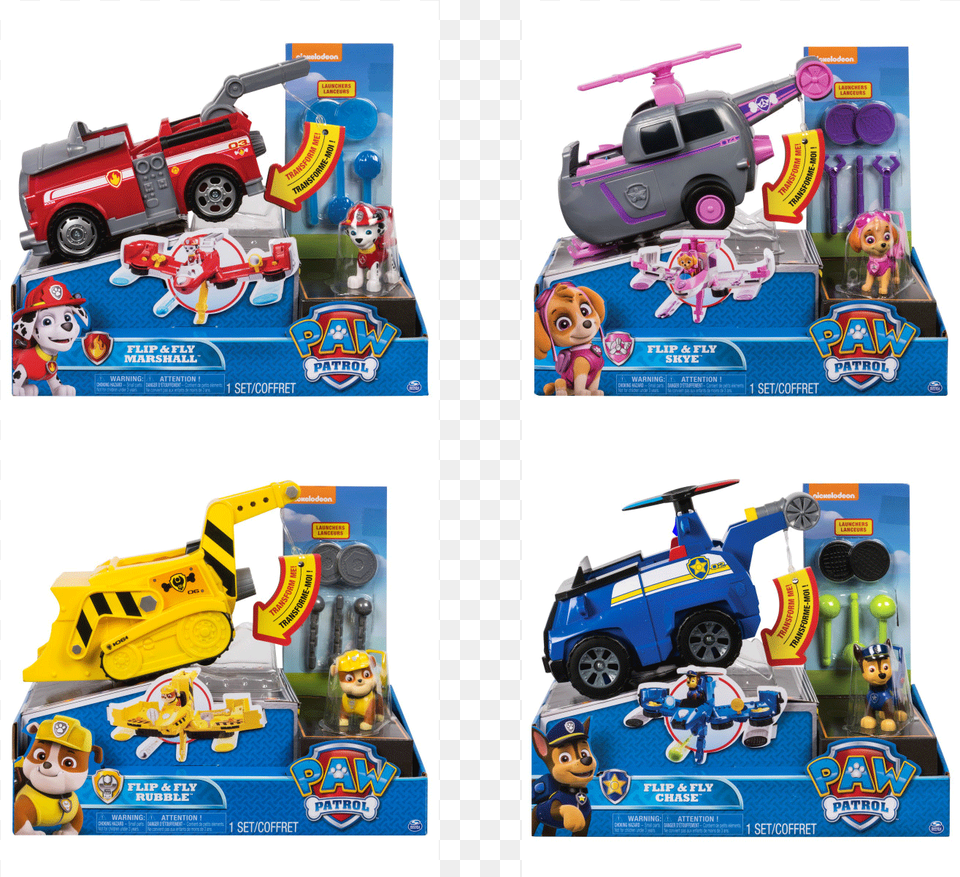 Paw Patrol Flip Amp Fly Vehicle Asst, Tow Truck, Transportation, Truck, Machine Free Png Download