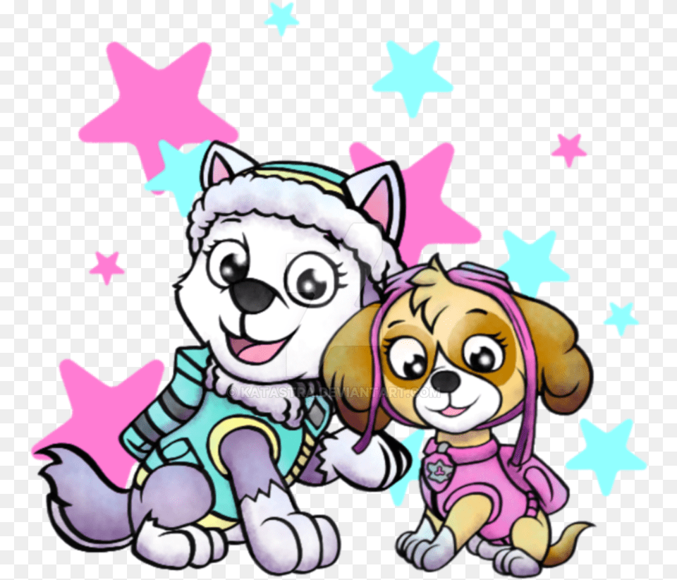 Paw Patrol Girls By Katastra Girl Paw Patrol Clipart, Face, Head, Person, Baby Png Image