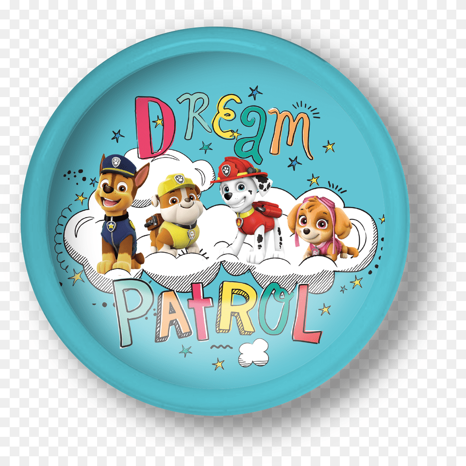 Paw Patrol Led Push Light Cartoon, Food, Meal, Plate, Baby Png