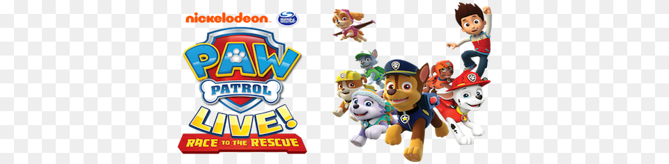 Paw Patrol Live Quotrace To The Rescuequot Is Coming To Singapore Paw Patrol Live Logo, Baby, Person, Game, Food Free Transparent Png