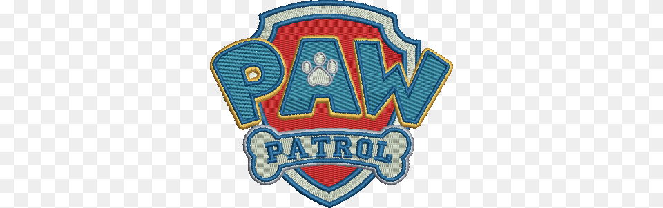 Paw Patrol Logo Embroidery Designs Instant Badge, Symbol, Emblem Free Png Download
