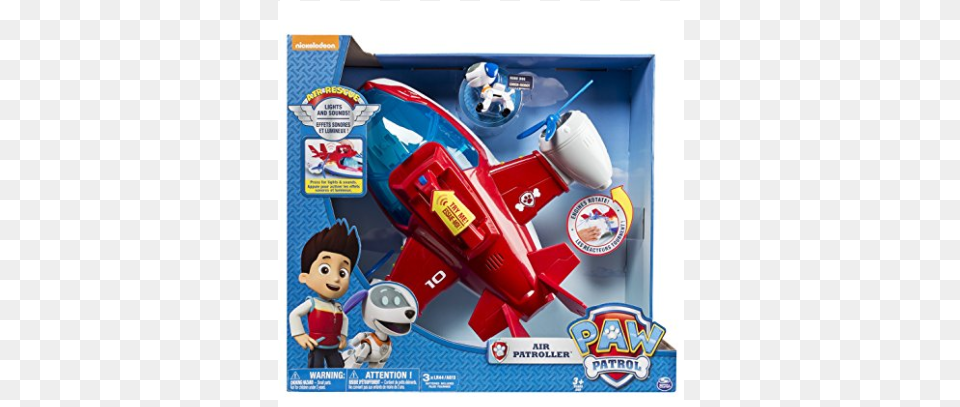 Paw Patrol Luces Y Sonidos Air Patroller Avin Paw Patrol Avion Air Patroller, Toy, Baby, Person Png Image