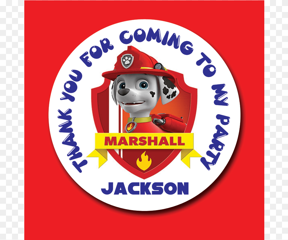 Paw Patrol Marshall Sticker, Face, Head, Person, Baby Free Transparent Png