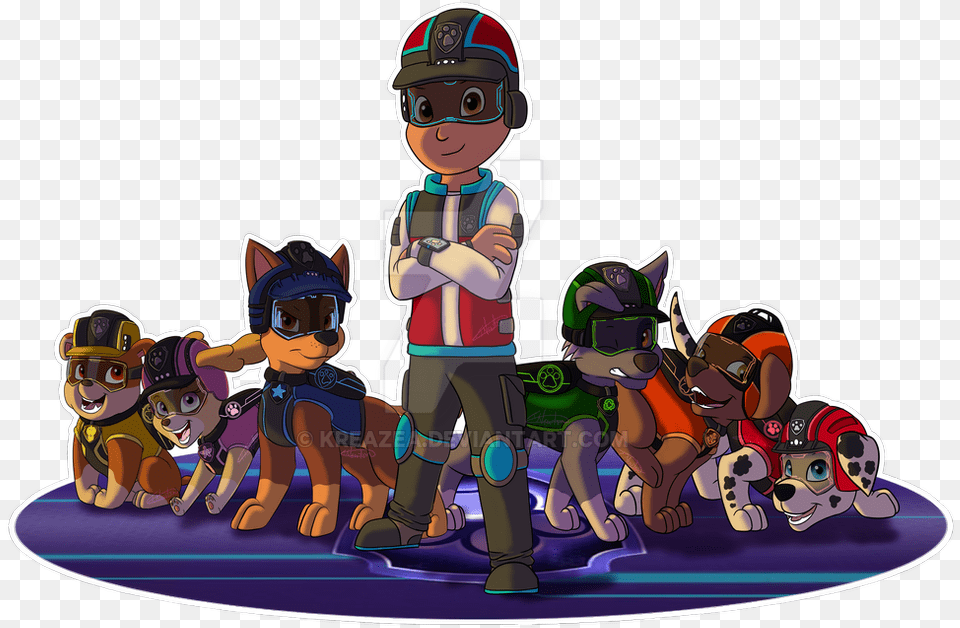 Paw Patrol Mission Paw, Baby, Person, Book, Comics Png Image