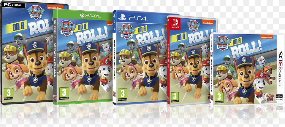 Paw Patrol On A Roll Xbox One, Toy, Face, Head, Person Free Png