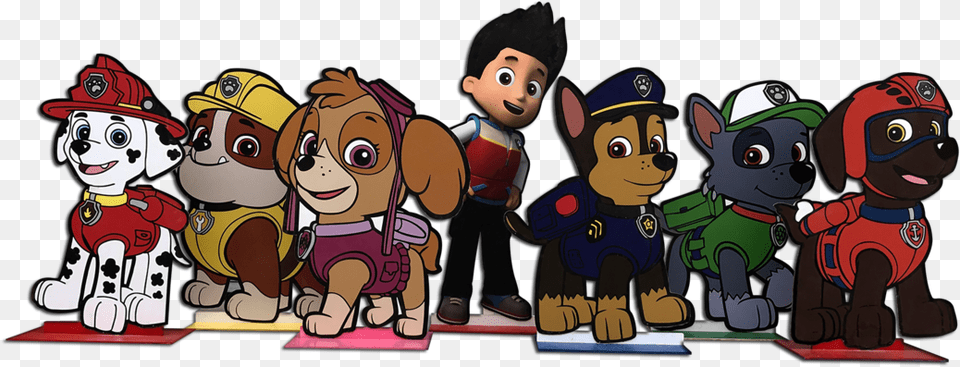 Paw Patrol Package C Cartoon, Baby, Person, Face, Head Free Png
