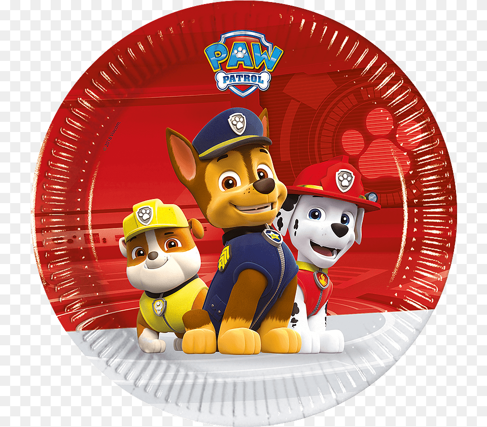 Paw Patrol Paper Plates Small Piatti Paw Patrol, Toy, Face, Head, Person Free Transparent Png