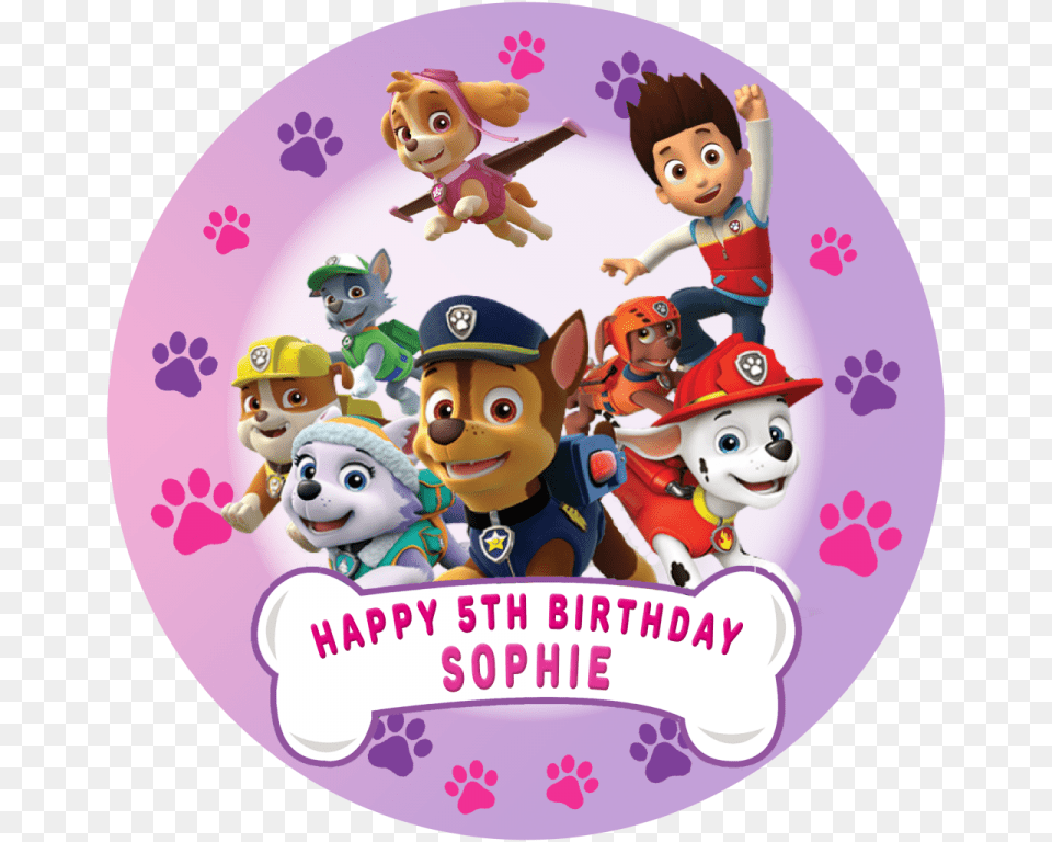 Paw Patrol Paw Patrol Round Cakes, Toy, People, Person, Baby Png Image
