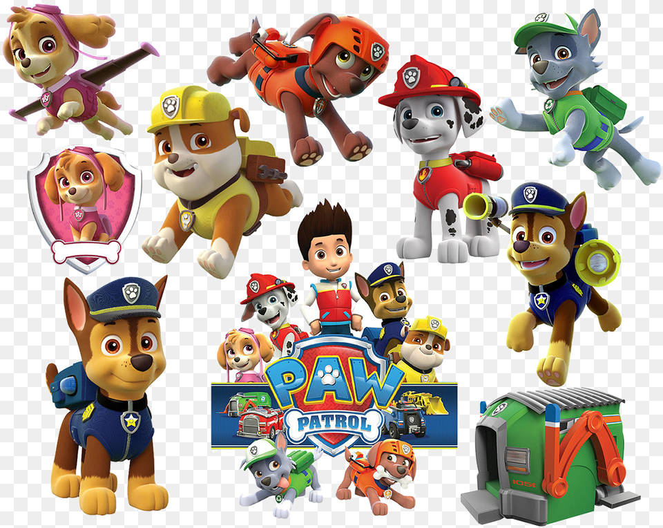 Paw Patrol Picture Paw Patrol Vector, Toy, Baby, Person, Face Free Png Download
