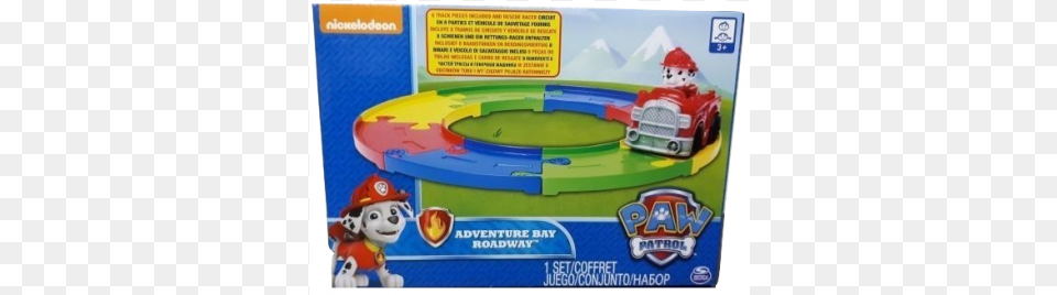 Paw Patrol Pista Vehiculo Figura Marshall Bahia Aventura Paw Patrol Pup 2 Hero Playset Skye, Baby, Person, Device, Grass Free Png Download